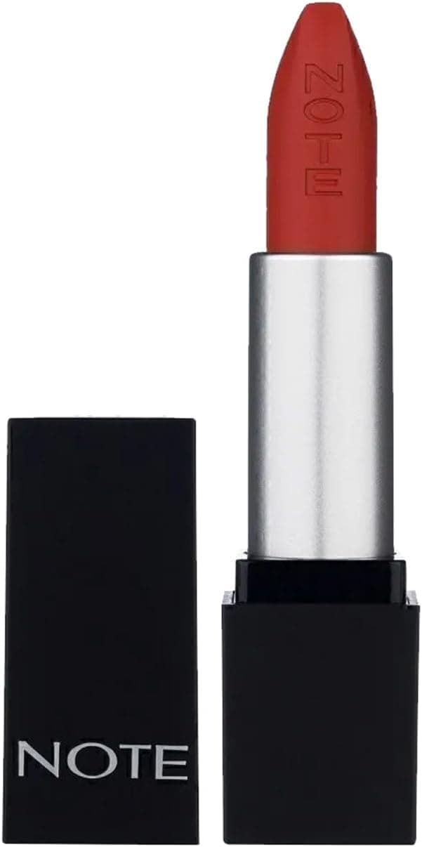 Note Cosmetics Mattever Lipstick 17 Dress Red Yarı Mat Saten Bitişli Ruj, Kızıl Kahverengi