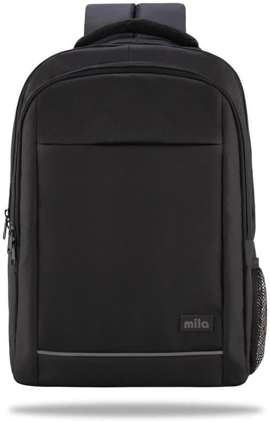 Mila Seri W500 15.60 Ki3-01-003 Network 4 Reflektörlü Macbook,Mac Air Uyumlu Laptop Sırt Çantası -Siyah