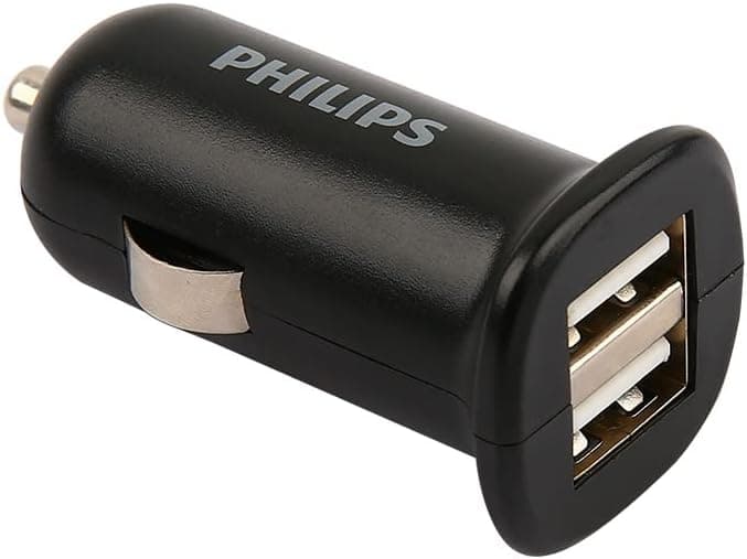 Philips Çift USB Çıkışlı 12 W Universal Araç Şarj Cihazı