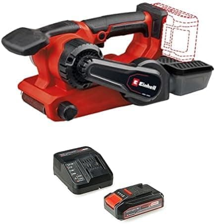 Einhell TP-BS 18/457 Li - Solo, Akülü Tank Zımpara ve Einhell 18V 2,5 Ah PXC Starter Kit (Başlangıç Seti)