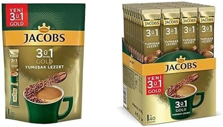 Jacobs 3ü 1 Arada Yumuşak Kahve Seti 50 Adet
