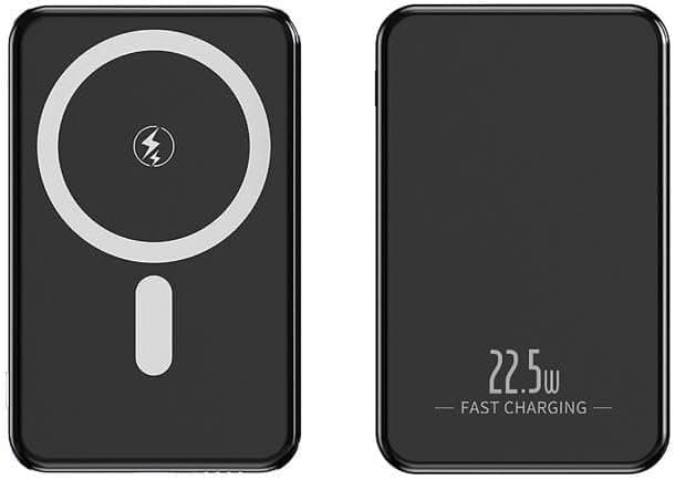 Sunix 5000 Mah 15W Manyetik Wireless Powerbank Siyah PB-54