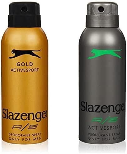 Slazenger Activesport Gold Deodorant Spray (150 ml) ve Slazenger Activesport Yeşil Deodorant Spray (150 ml)