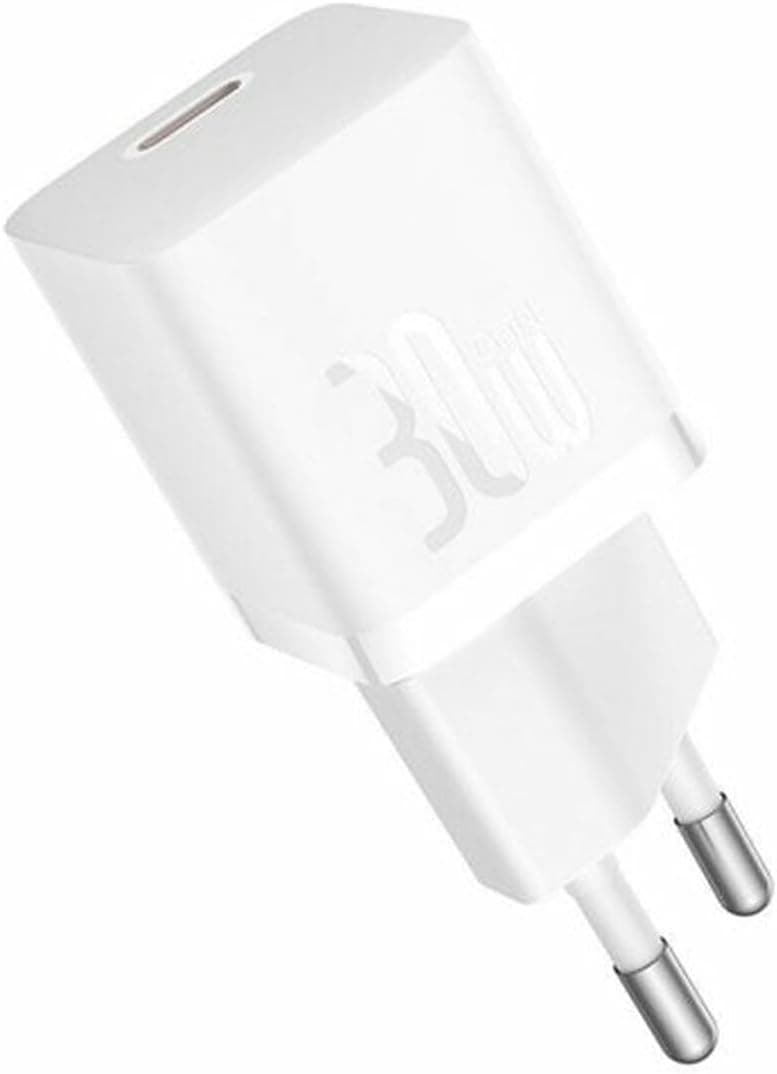Baseus GaN5 mini Fast Charger PD 30W-Beyaz