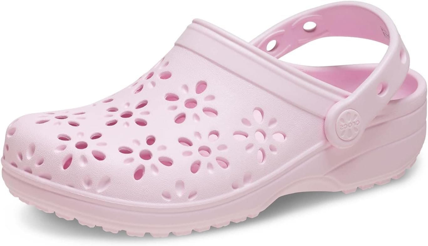 Crocs Classic Floral Cut Out Clog K Ev TerliğiUnisex Çocuk