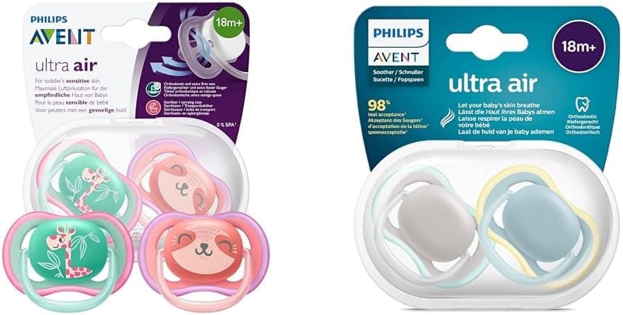 Philips Avent SCF349/12 Ultra Air Emzik (18 Ay+ Kız) & SCF349/01 Ultra Air Emzik 18 Ay+