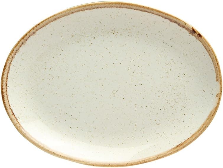 Porland 04ALM001396 Seasons Kayık Tabak, Porselen