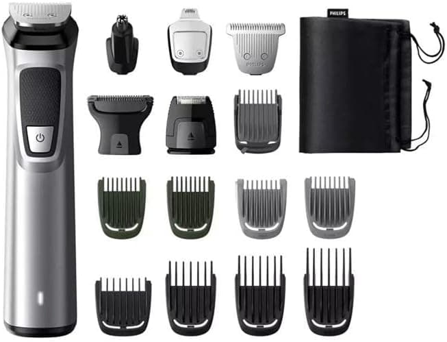 Philips MG7736/15 Erkek Bakım Seti, Saç, Sakal ve Vücut Şekillendirici, Kuru ve Islak Kullanım, 16 Aparat, 1 Paket (1 x 1 Adet)