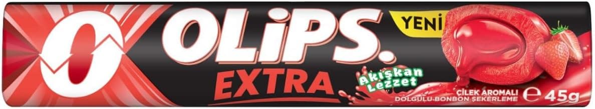 Olips Extra Çilek Aromalı Şeker 45g