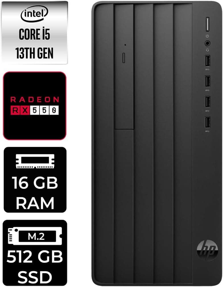 HP Pro Tower 290 G9 i5 13500 16GB 512GB SSD RX550/4GB W11P Masaüstü Bilgisayar & PER4 USB Bellek