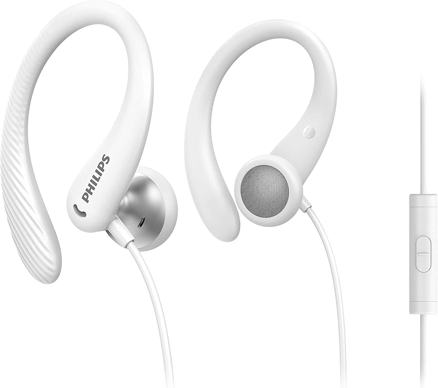 Philips TAA1105 Kablolu Kulak İçi Spor Kulaklık (Mikrofonlu) Beyaz