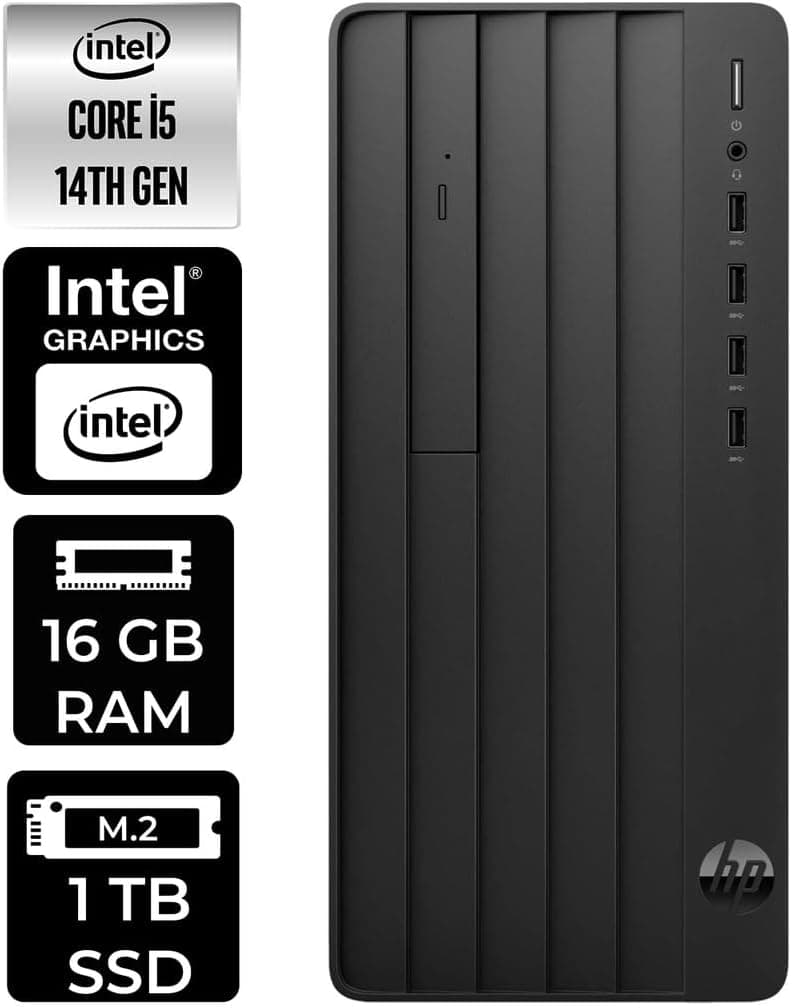 HP 240 PRODESK 2 i5 14400 16GB 1TB SSD FDOS Masaüstü Bilgisayar & PER4 USB Bellek