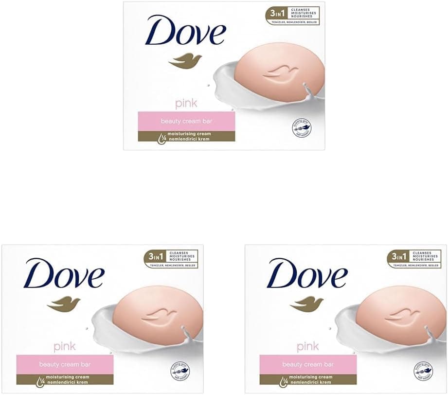 Dove Beauty Cream Bar Pink Nemlendirici Krem 90 g 3lü paket