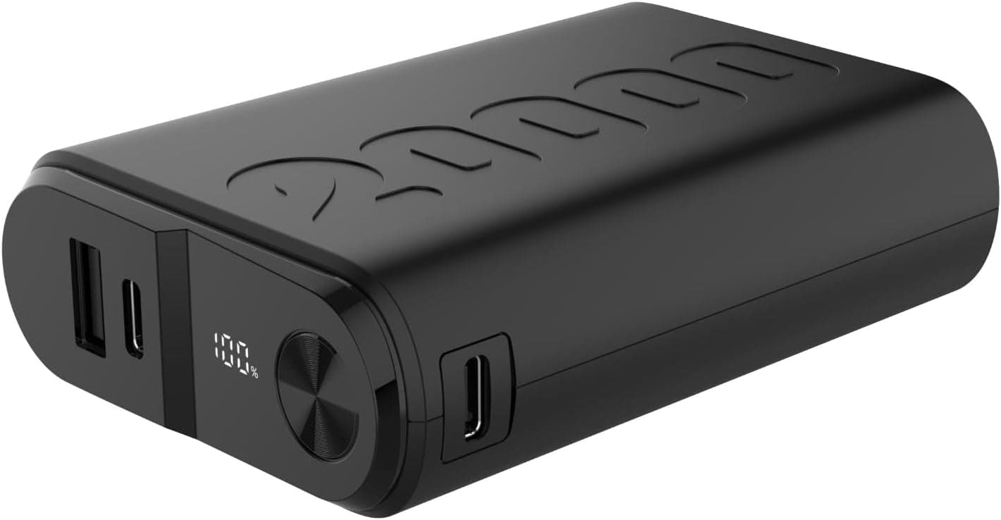 Celly Powerbank PD 20W 2USB-C 1USB-A 20.000 mAh, Ultra Kompakt ve Hafif Tasarım,LED Ekran, Renk : Siyah