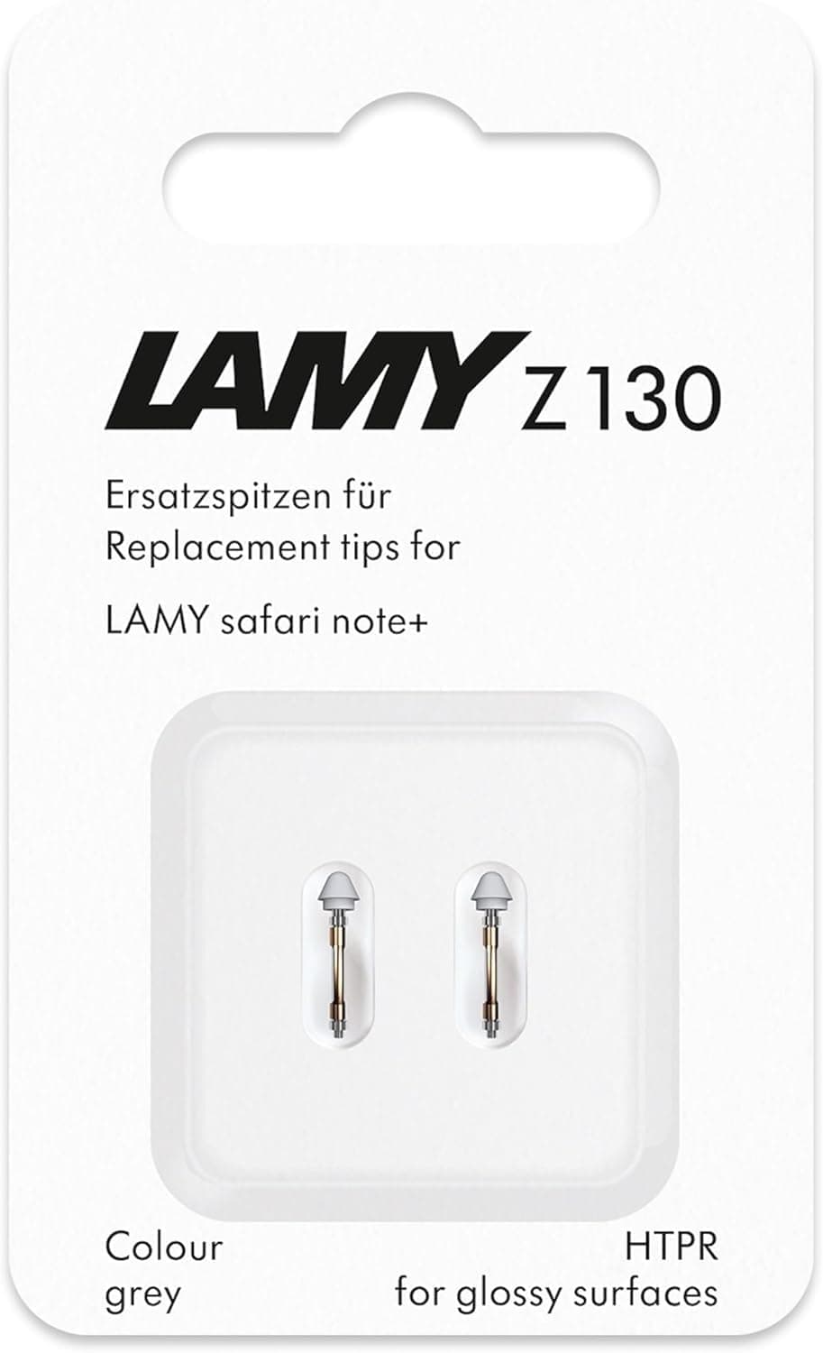 LAMY Safari Note+ Yedek Uç Gri (2 Adet) – Değiştirilebilir Lamy Z130 Uç - Stylus Kalem Uçları Apple Pencil Alternatifi Lamy Safari Note+ için