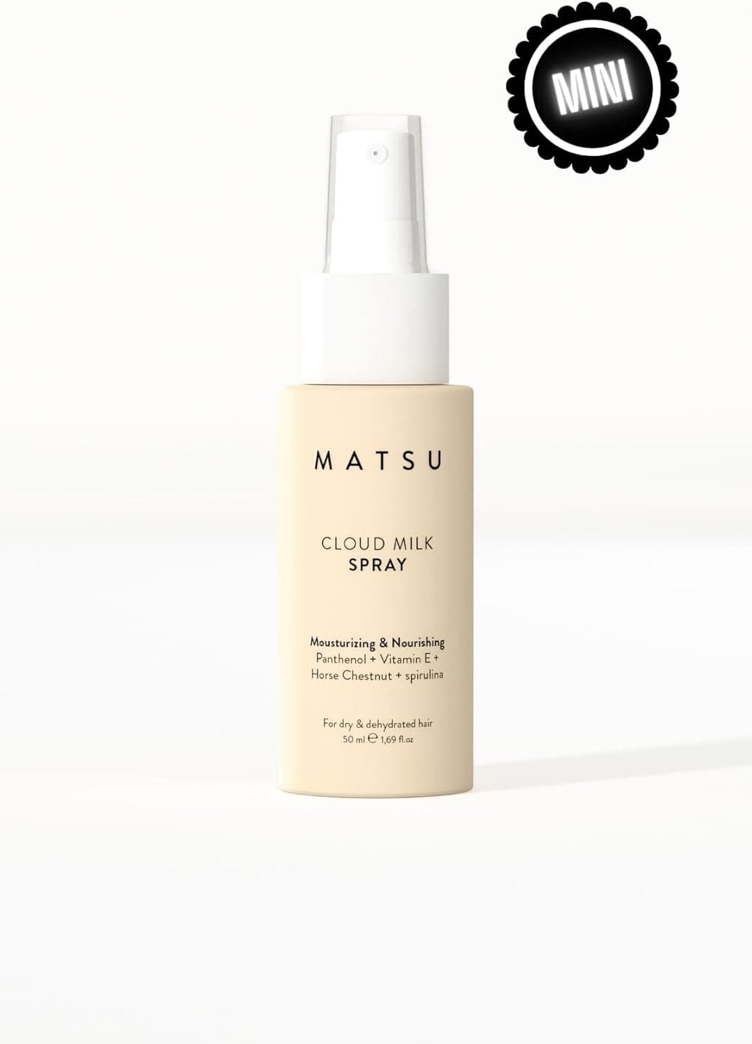 MATSU Cloud Milk Nem Veren Kolay Tarama Saç Sütü Spreyi Panthenol E Vitaminli 50 Mililitre