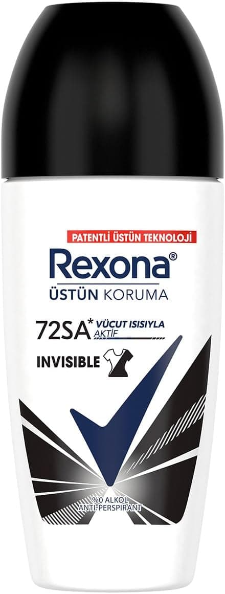 Rexona Üstün Koruma Kadın Roll On Deodorant Invisible 72 Saat Kesintisiz Koruma 50 ml