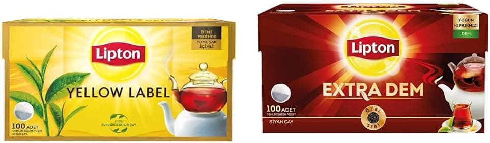 Lipton 100lü Poşet Çay Seti