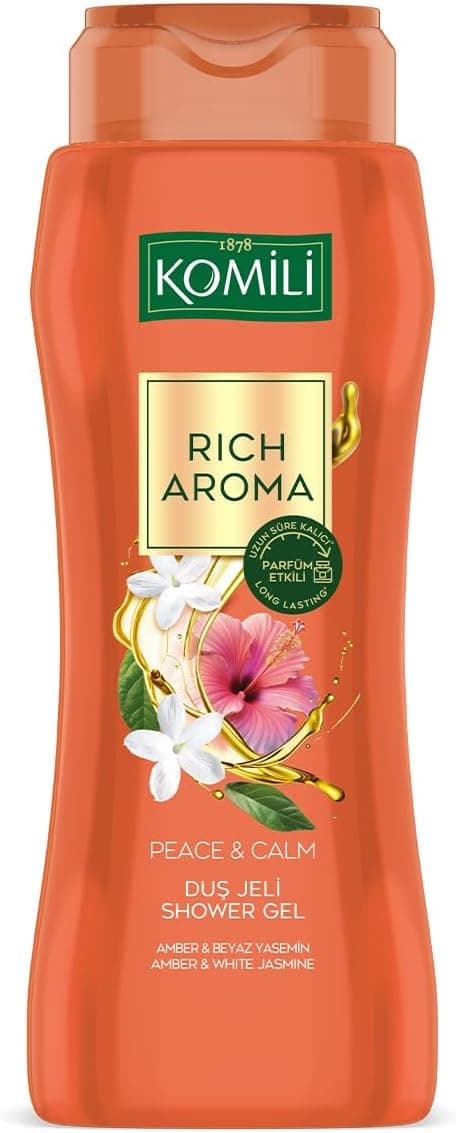 komili 1878 Rich Aroma Peace&Calm Kalıcı Parfüm Etkili Duş Jeli 500 ml