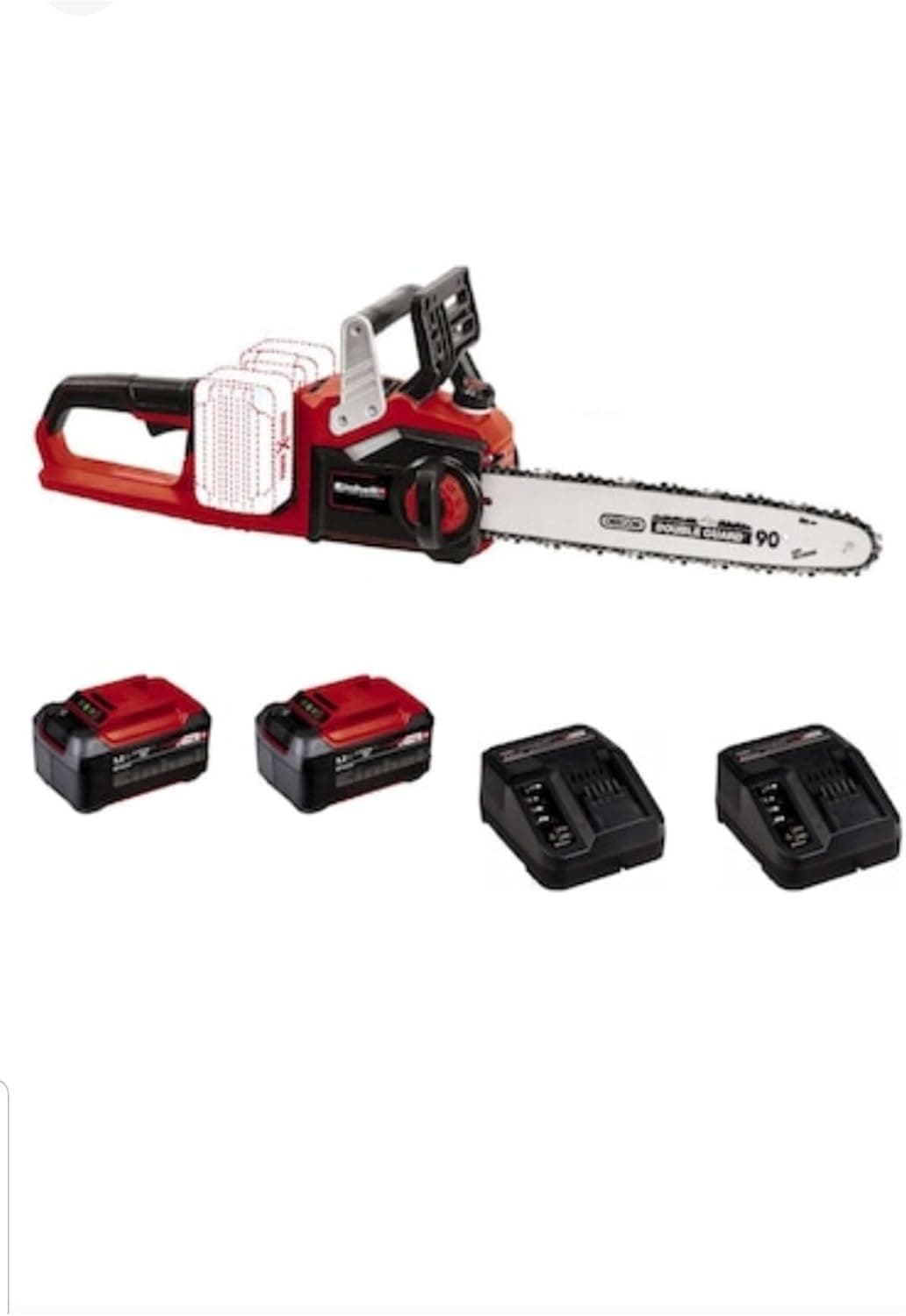 Einhell Ge-Lc 36/35 Li 36V 2X5.2 Akü Kömürsüz Akülü Ağaç Kesim Motoru
