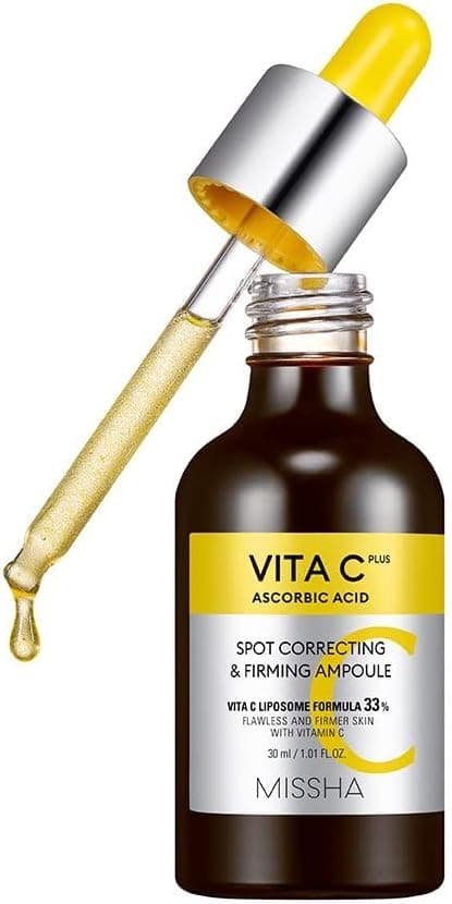 MISSHA Leke Karşıtı Sıkı Görünüm Sunan C Vitamini Ampulü 30ml Vita C Plus Spot Correcting & Firming Ampoule