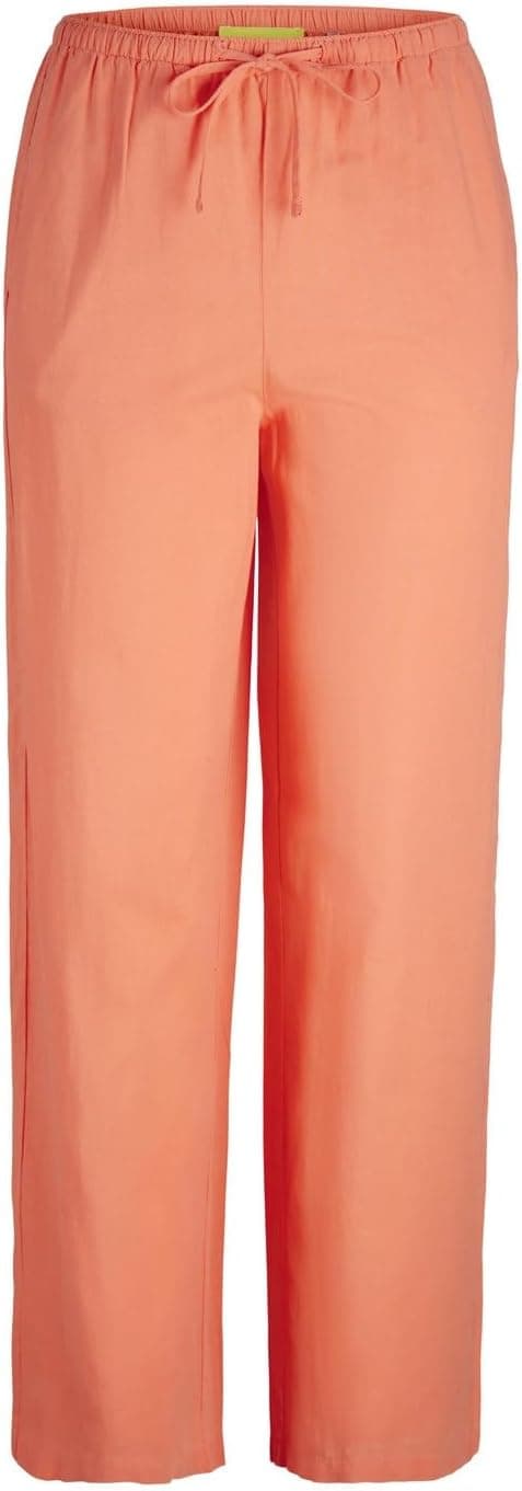 JACK & JONES JJXX JXFLORA LINEN BLEND MW PANT WVN SN Pantolon Kadın