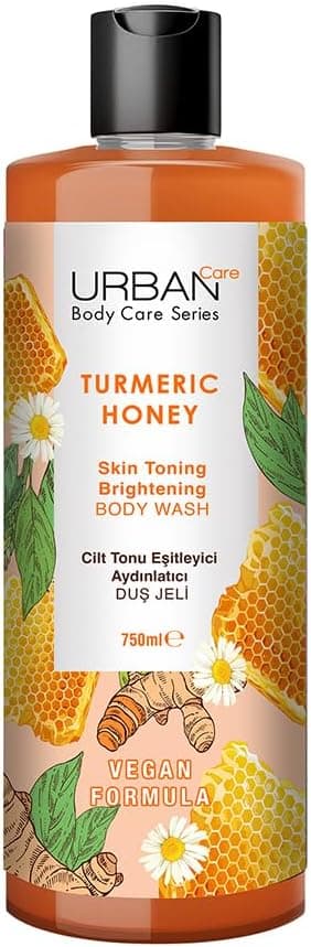 Urban Care Turmeric Honey Cilt Tonu Eşitleyici ve Aydınlatıcı Duş Jeli, 750 ml