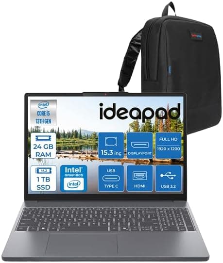 Lenovo Ideapad Slim 3 Intel Core I5 13420H 24GB Ddr5 1tb SSD Intel® UHD Graphics Windows 11 Home 15.3" Wuxga IPS Taşınabilir Bilgisayar ID15IRH10H07 + Zettaçanta