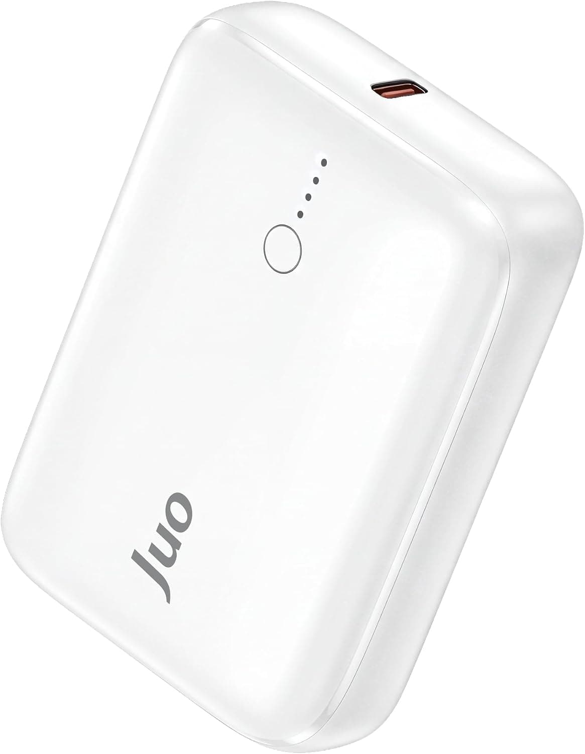 Juo 10000mAh 20W USB-A + USB-C Powerbank Taşınabilir Hızlı Şarj Cihazı Beyaz