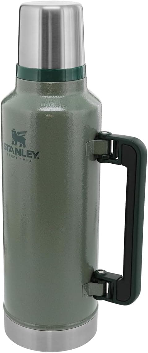 Stanley Classic Legendary Vakumlu Termos 1.9 Litre - Yeşil (Hammertone Green) | Paslanmaz Çelik