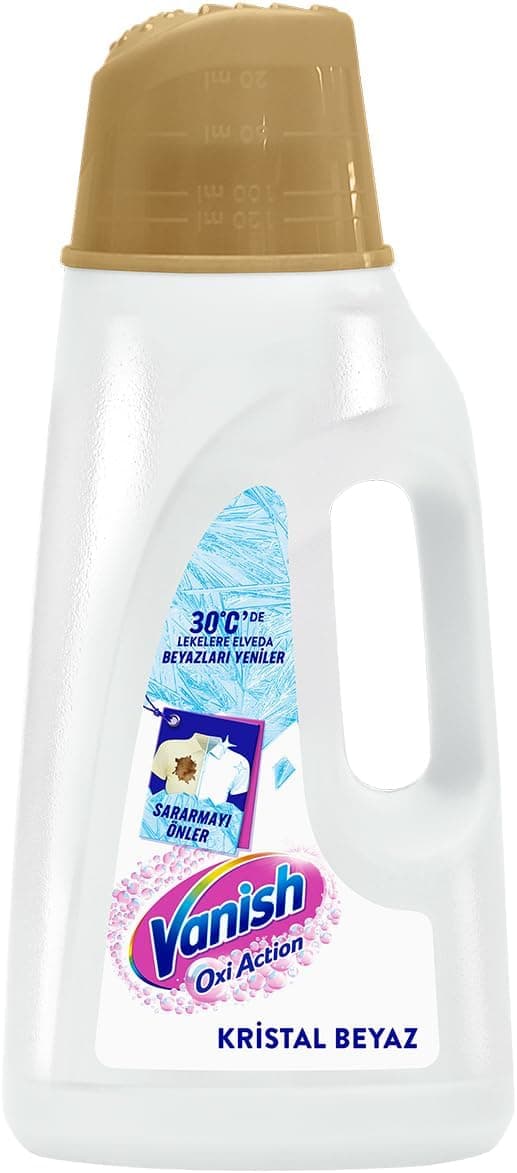 Vanish Kosla Multipower Beyazlar için Leke Çıkarıcı ve Çamaşır Deterjanı Güçlendirici Sıvı (1 x 2000 ml)