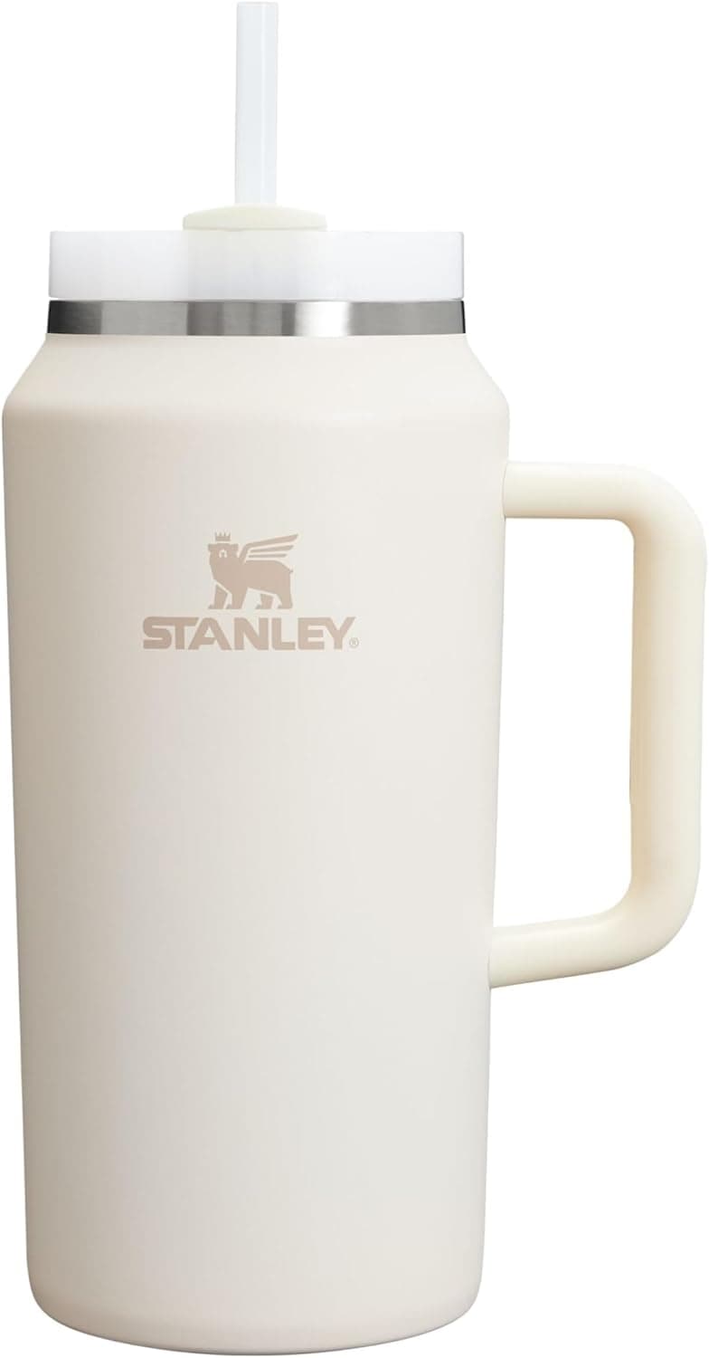 STANLEY Quencher H2.0 FlowState Pipetli Termos 1.9 Litre - Krem | Paslanmaz Çelik