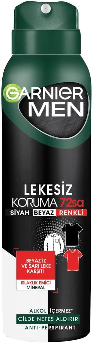 Garnier Men Lekesiz Koruma Sprey Deodorant