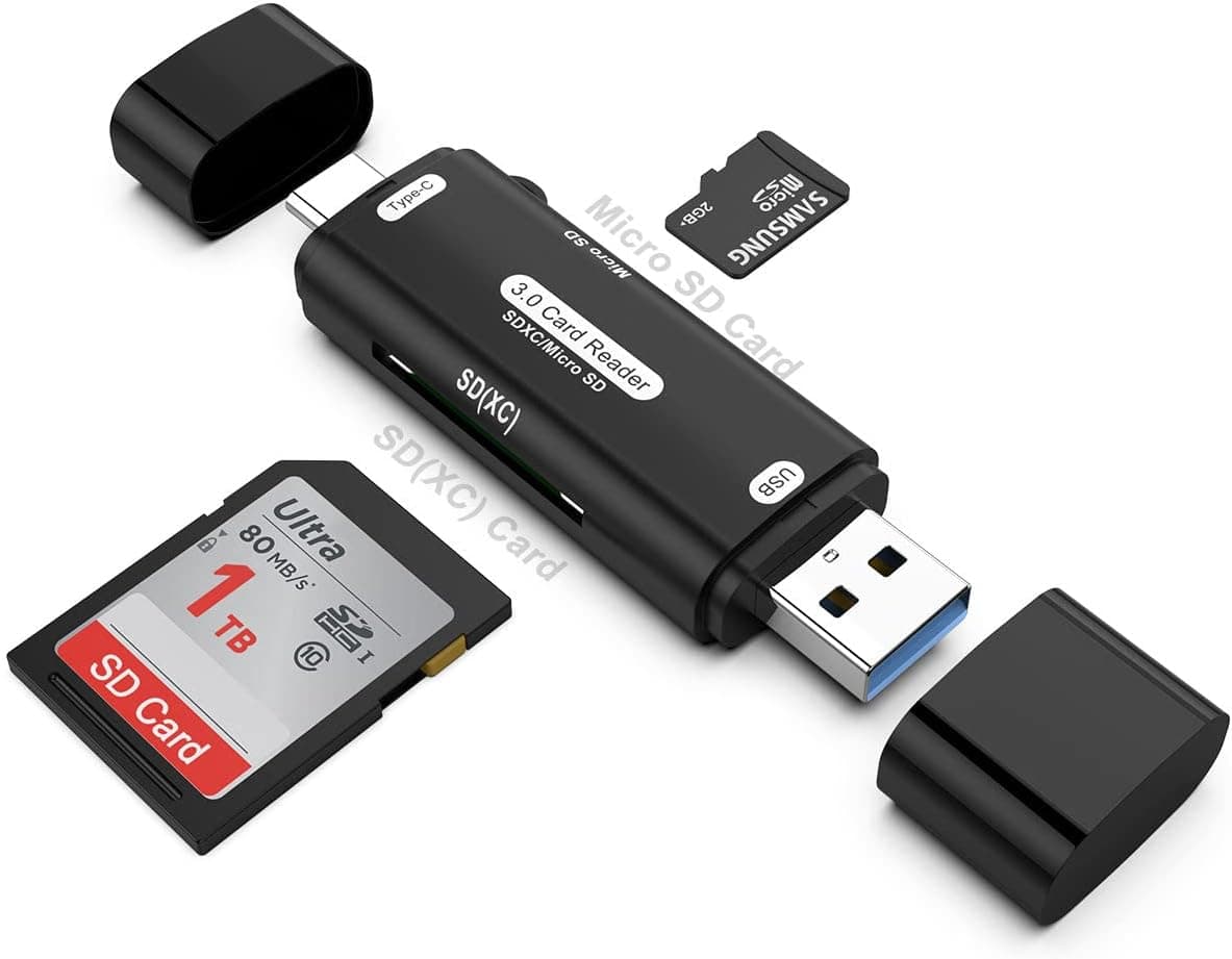 LivX Micro SD Kart Okuyucu Type C to USB 3.0 Çevirici OTG 5 Gbps Hafıza Kartı Okuyucu Adaptör Micro SD Card Reader RKTSD