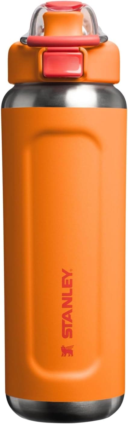 STANLEY Wellspring Termos Su Şişesi 0.7 Litre - Goldenrod Coral | Paslanmaz Çelik
