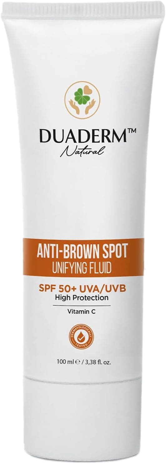 Duaderm Leke Karşıtı Vücut Güneş Kremi SPF50+, UVA/UVB Korumalı, Vitamin C İçerikli, 100 ml