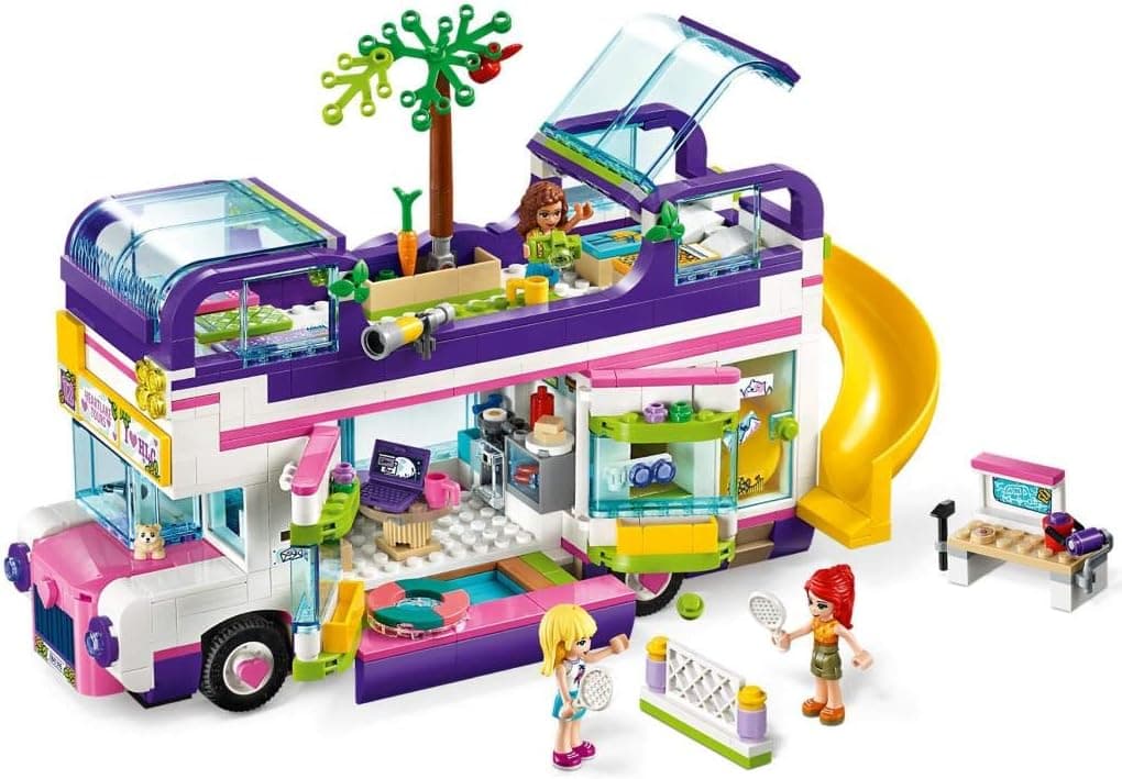 LEGO Friends Arkadaşlık Otobüsü 41395 - Çocuklar için Yaratıcı Oyuncak Yapım Seti (778 Parça)