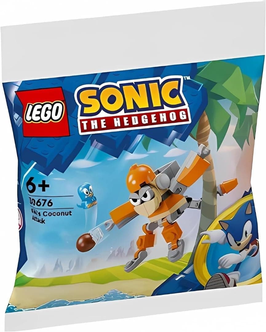 LEGO Sonic Kikinin Hindistan Cevizi Saldırısı 30676 – 6 Yaş ve Üzeri Macera Sever Çocuklar için Hayal Gücünü Geliştiren Yaratıcı Oyuncak Yapım Seti, Doğum Günü Hediye Fikri (42 Parça)