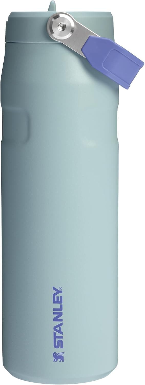 STANLEY IceFlow™ Aerolight™ Flip Straw 2.0 Pipetli Termos Su Şişesi 0.7 Litre - Yeşil (Blue Cactus) | Paslanmaz Çelik