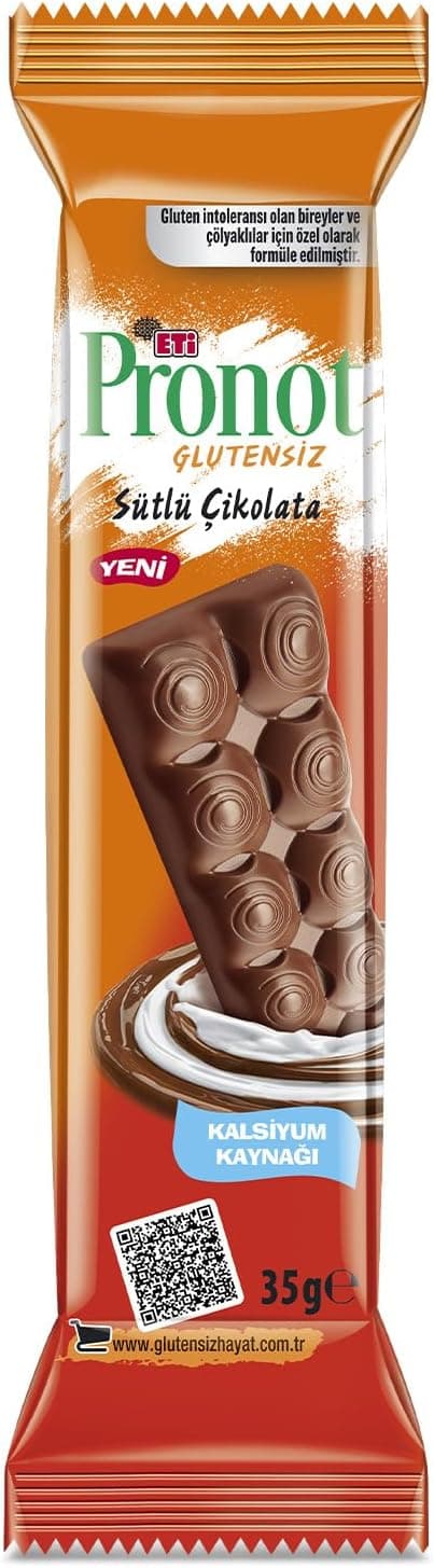 Eti Pronot Glutensiz Sütlü Çikolata 35 g