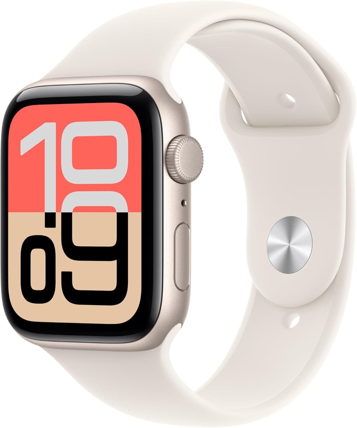 Apple Watch SE 3 GPS 44 mm Yıldız Işığı Alüminyum Kasa Akıllı Saat ve Yıldız Işığı Spor Kordon - M/L. Fitness ve Uyku Takibi, Kalp Atış Hızı Takibi, Hep Açık Ekran, Suya Dayanıklı Tasarım