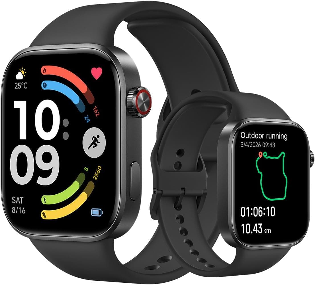 Redmi Watch 6 Akıllı Saat, 1.97 İnç AMOLED Ekran, Dahili GPS, Bluetooth Arama, 150+ Spor Modu, 5ATM Suya Dayanıklı, Siyah