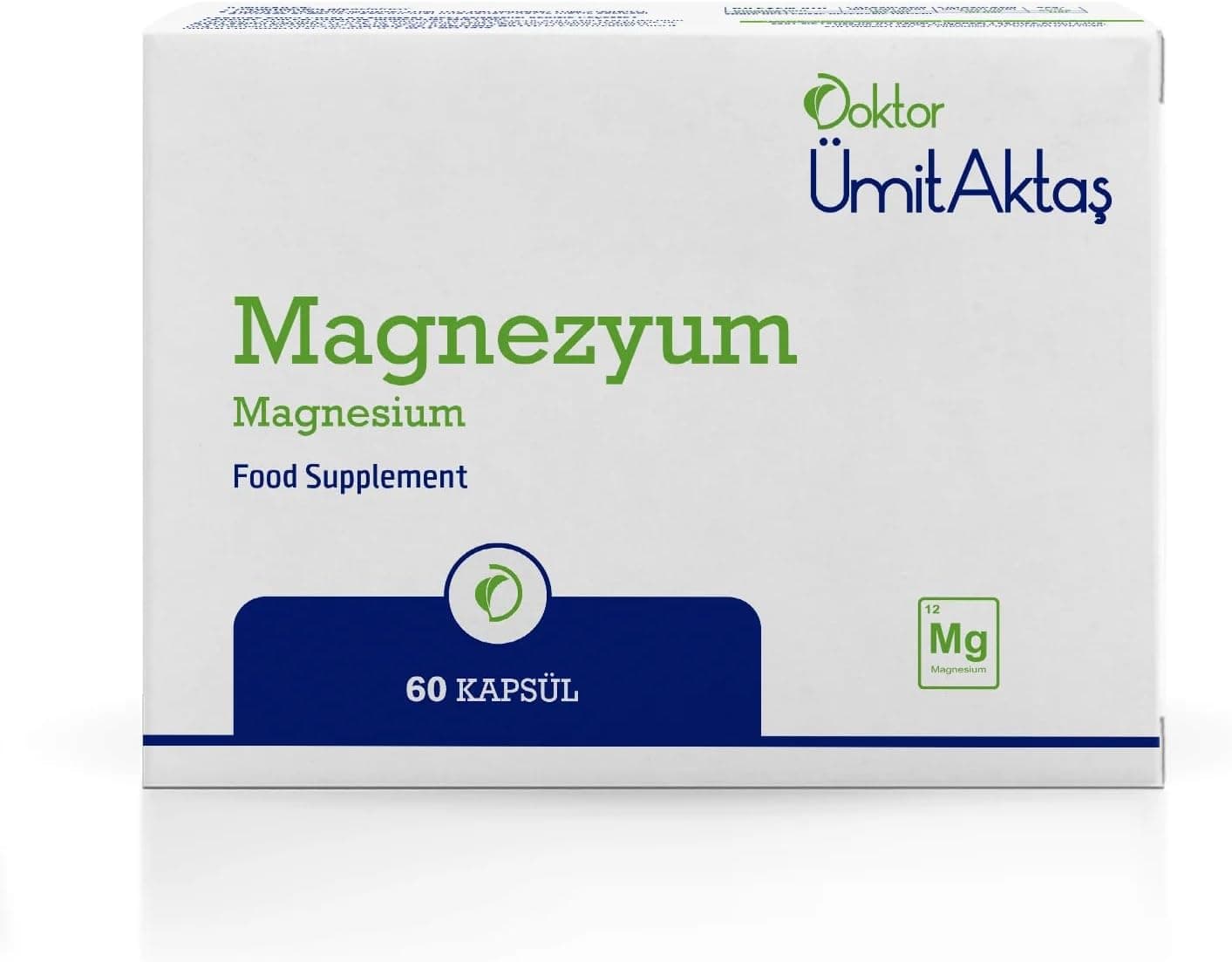 Dr. Ümit Aktaş Magnezyum Bisglisnat + Yüksek Biyoyararlanım 60 Kapsül