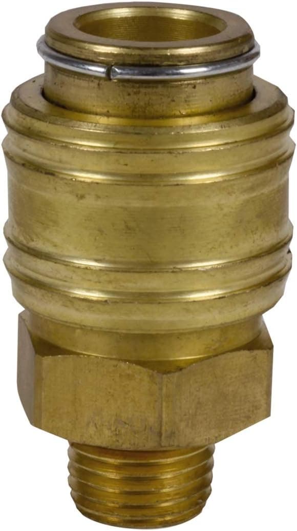 Einhell Nipel R1/4" (Erkek) (kompresör aksesuarı, sağlam pirinçten yapılmış, pnömatik hortumlar için) - 4139207