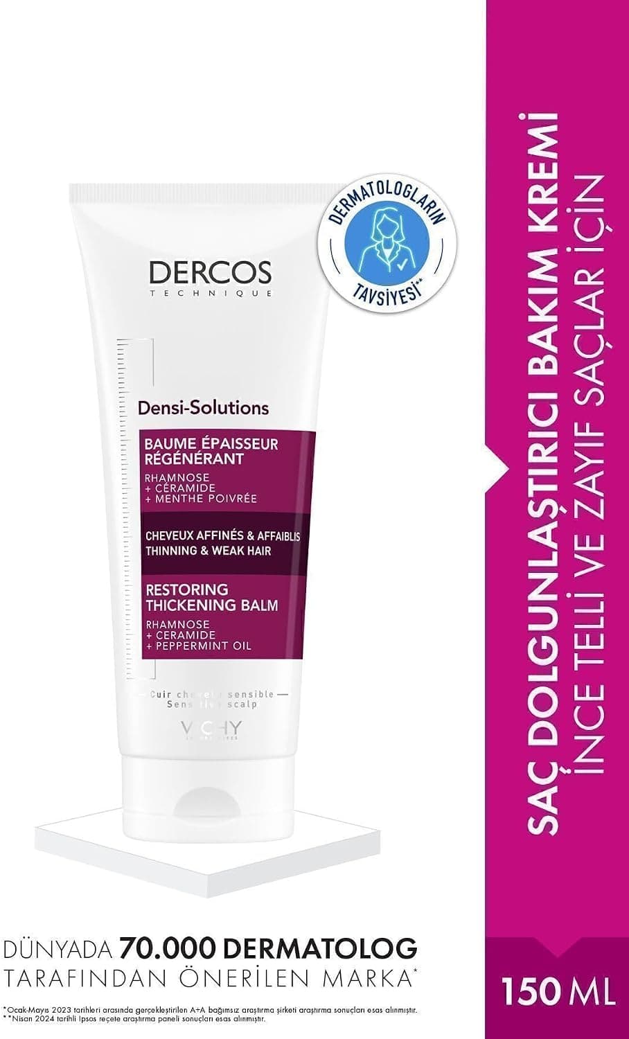 Vichy Dercos Densi Solutions Dolgunlaştırıcı Saç Kremi 200 ml