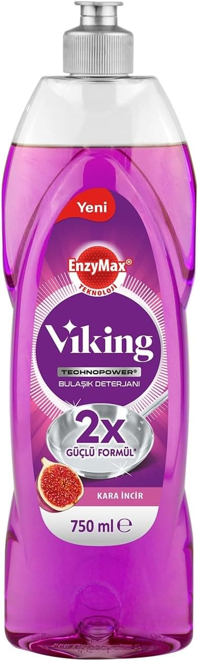 Viking Technopower Bulaşık Deterjanı Kara İncir 750 Ml