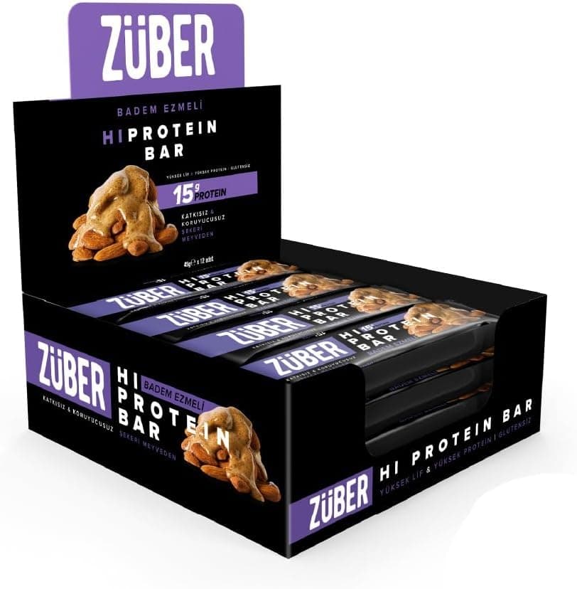 Badem Ezmeli Hi Protein Bar 45gr X 12 Adet