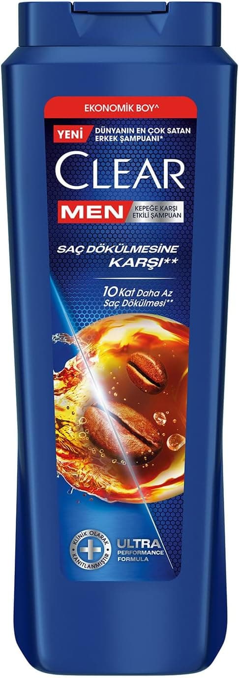 Clear Men Saç Dökülmesine Karşı Etkili Şampuan, 600 Ml
