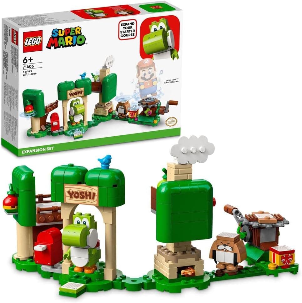 LEGO® Super Mario™ Yoshi’nin Hediye Evi Ek Macera Seti 71406-6 Yaş ve Üzeri Çocuklar için Oyuncak Yapım Seti (246 Parça)