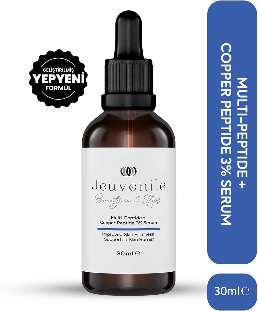 Jeuvenile Beauty in 3 Steps Multi Peptid Bakır Peptid Yüzde Bir Serum